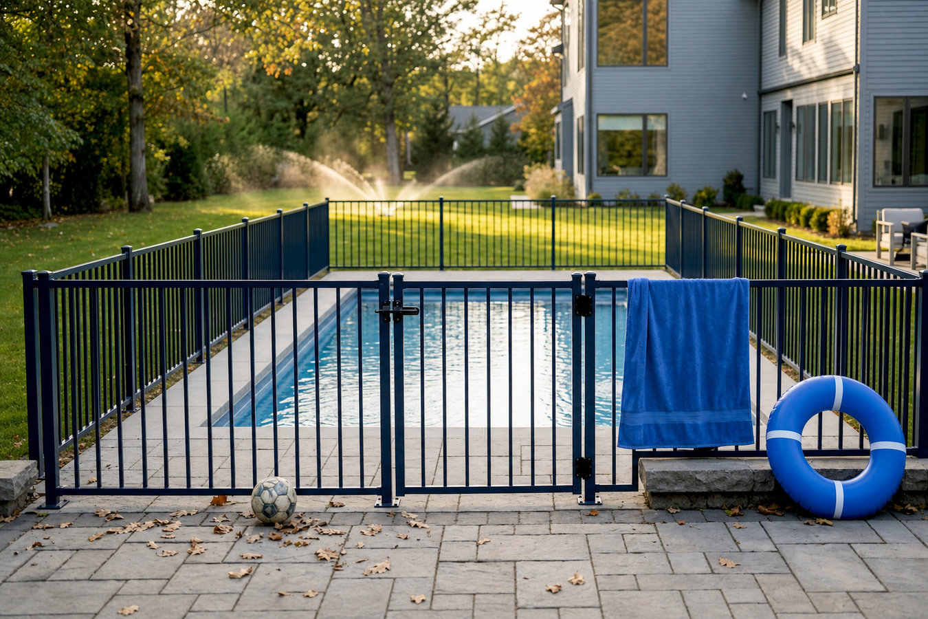 Pool fence installation